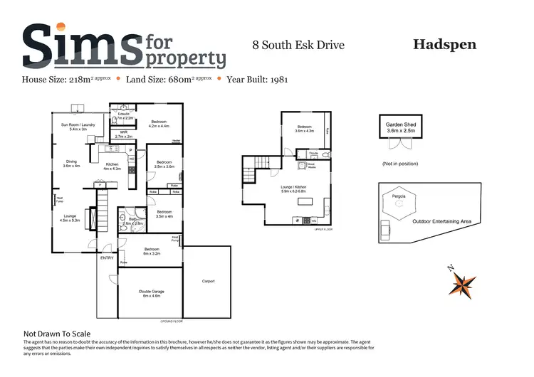 Floorplan of Homely house listing, 8 South Esk Drive, Hadspen TAS 7290
