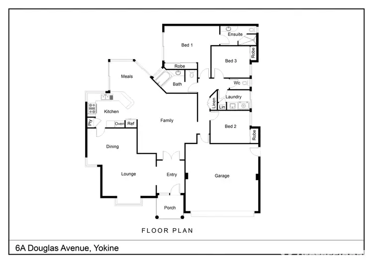 Floorplan of Homely house listing, 6A Douglas Avenue, Yokine WA 6060