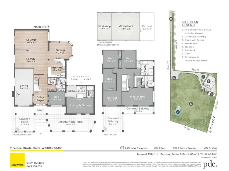 Floorplan of Homely house listing, 11 Vince Hinde Drive, Worongary QLD 4213