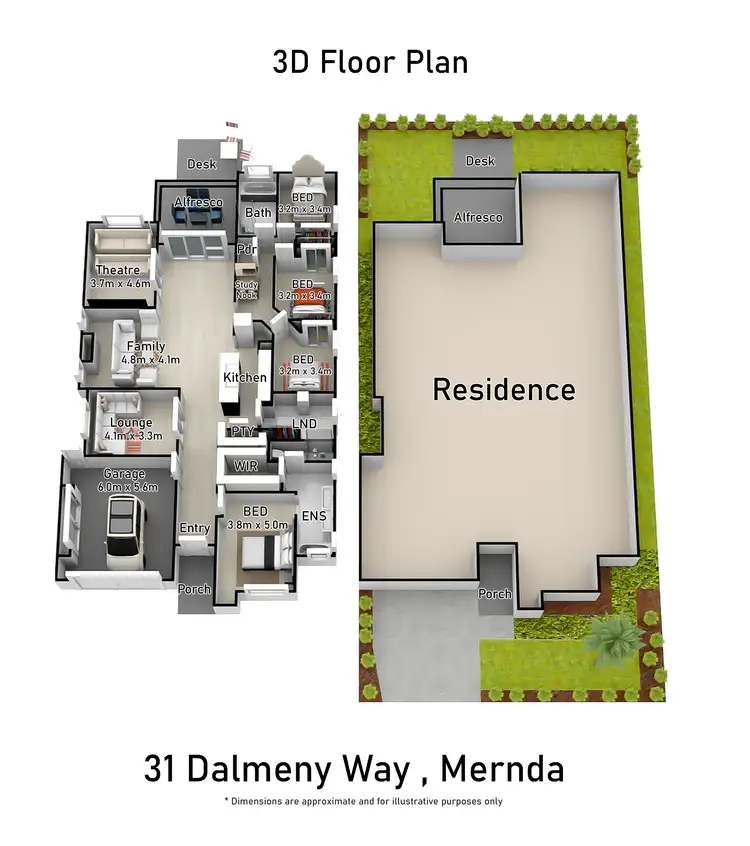 Floorplan of Homely house listing, 31 Dalmeny Way, Mernda VIC 3754