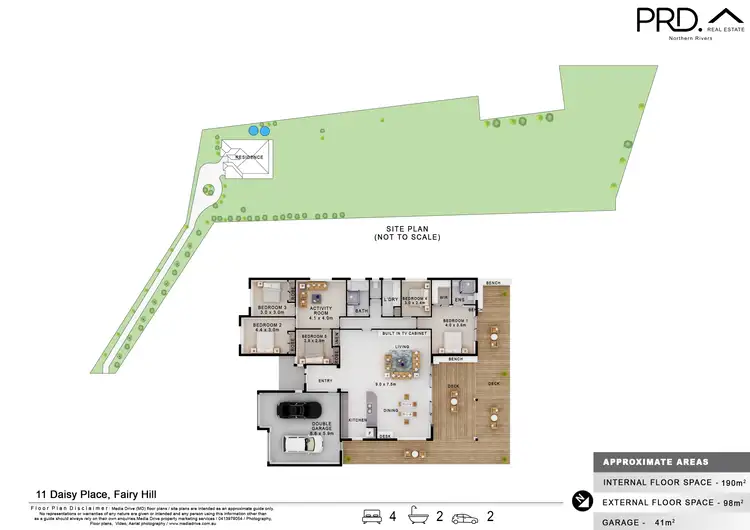 Floorplan of Homely house listing, 11 Daisy Place, Fairy Hill NSW 2470