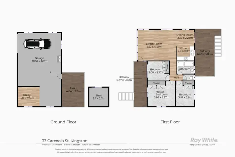 Floorplan of Homely house listing, 33 Carcoola Street, Kingston QLD 4114