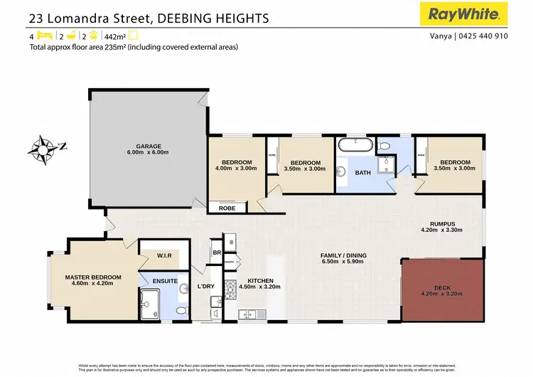 Floorplan of Homely house listing, 23 Lomandra Street, Deebing Heights QLD 4306