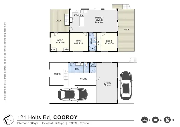 Floorplan of Homely house listing, 121 Holts Road, Cooroy QLD 4563