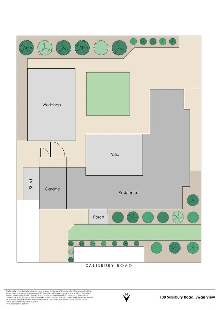 Floorplan of Homely house listing, 138 Salisbury Road, Swan View WA 6056