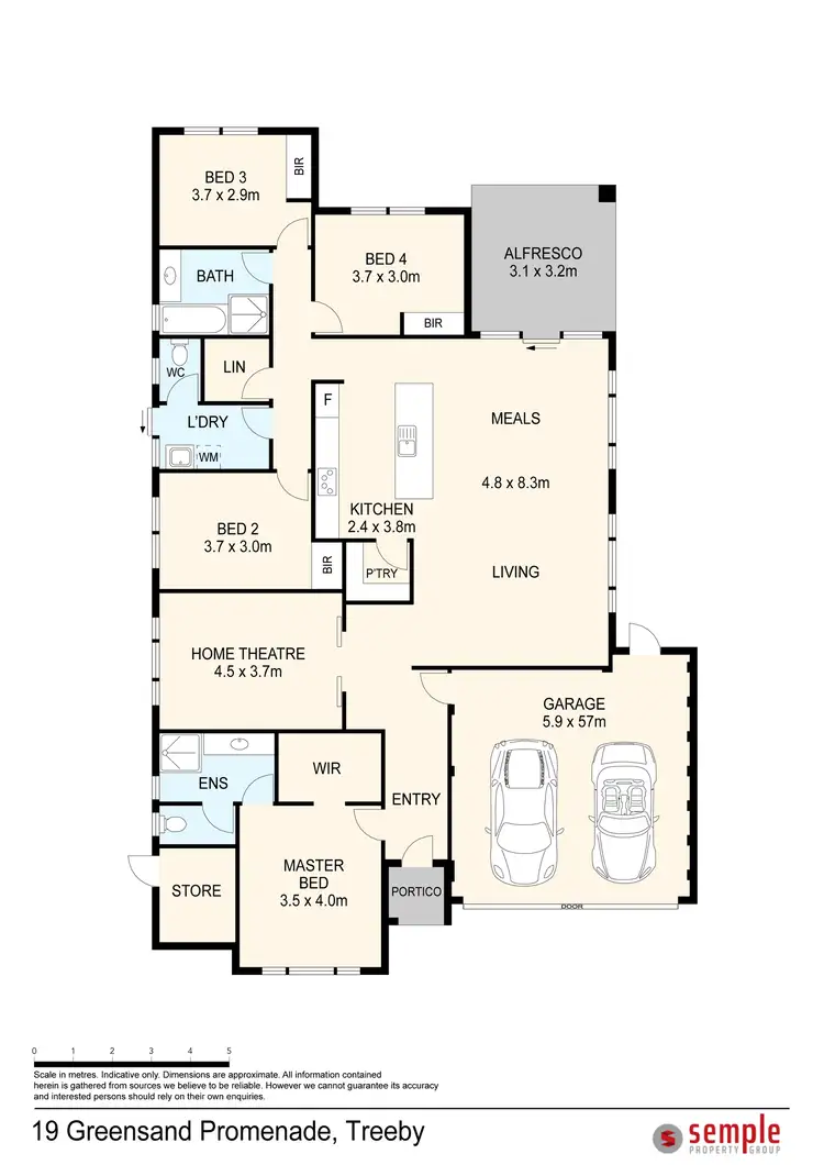 Floorplan of Homely house listing, 19 Greensand Promenade, Treeby WA 6164