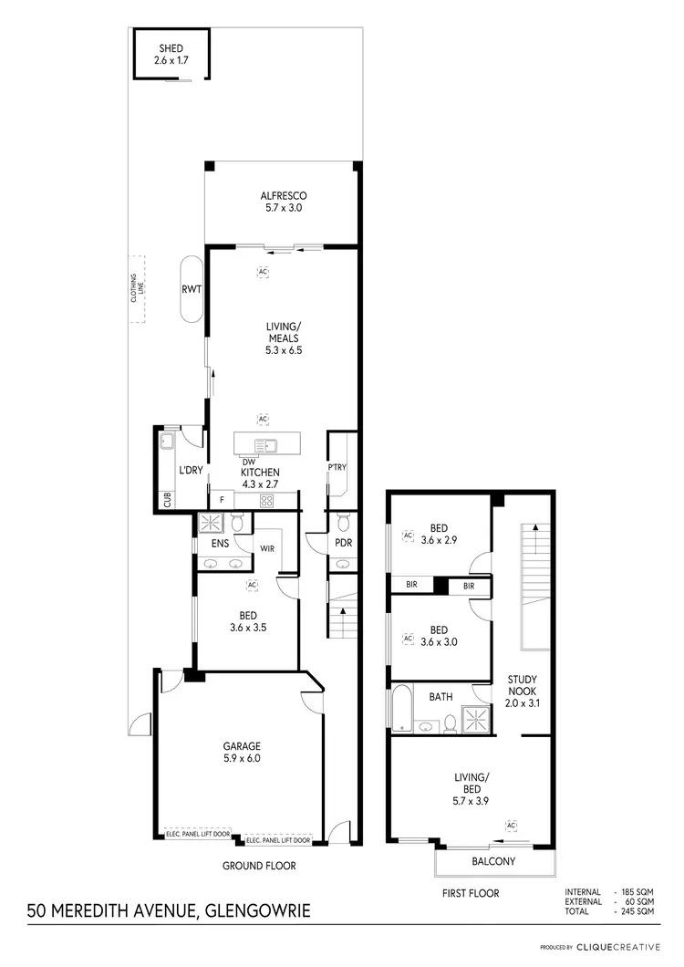 Floorplan of Homely house listing, 50 Meredith Avenue, Glengowrie SA 5044