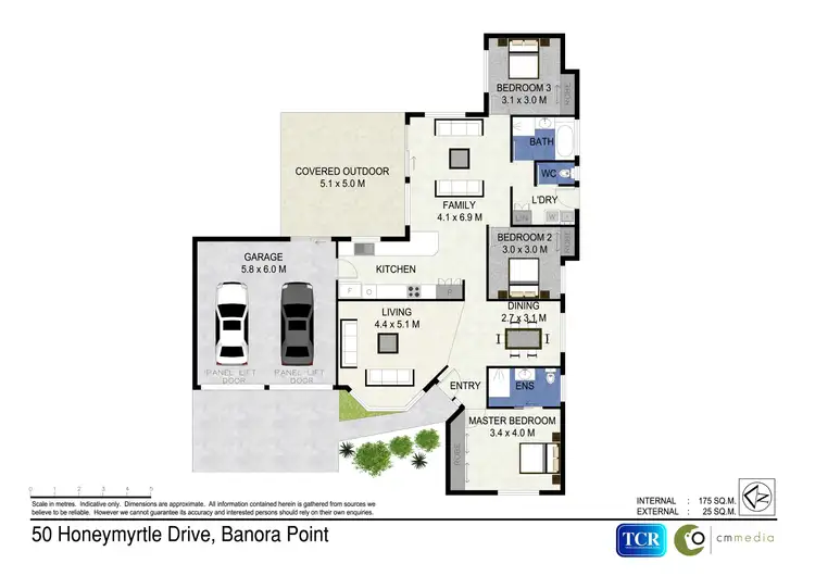 Floorplan of Homely house listing, 50 Honeymyrtle Drive, Banora Point NSW 2486