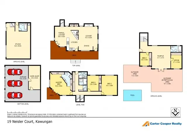 Floorplan of Homely house listing, 19 Neisler Court, Kawungan QLD 4655
