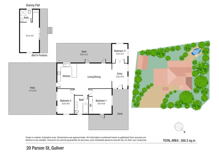 Floorplan of Homely house listing, 20 Parsons Street, Gulliver QLD 4812