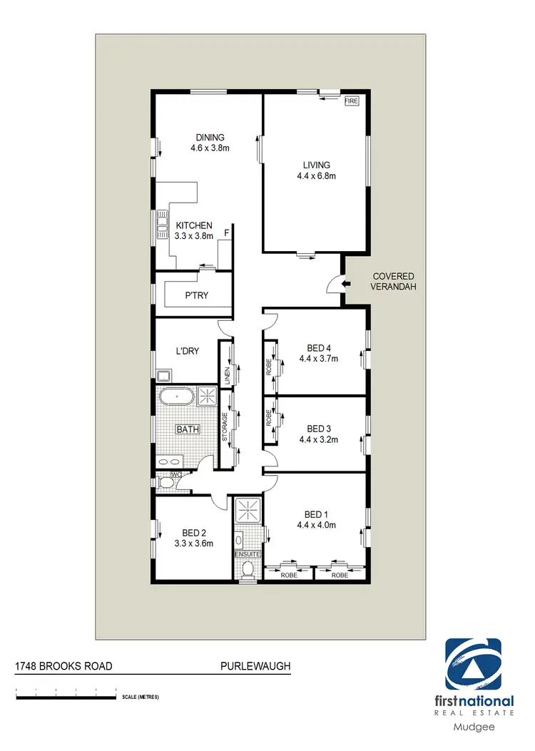 Floorplan of Homely rural property listing, 1748 Brooks Road, Coonabarabran NSW 2357