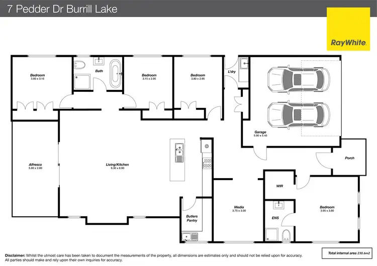 Floorplan of Homely house listing, 7 Pedder Drive, Burrill Lake NSW 2539