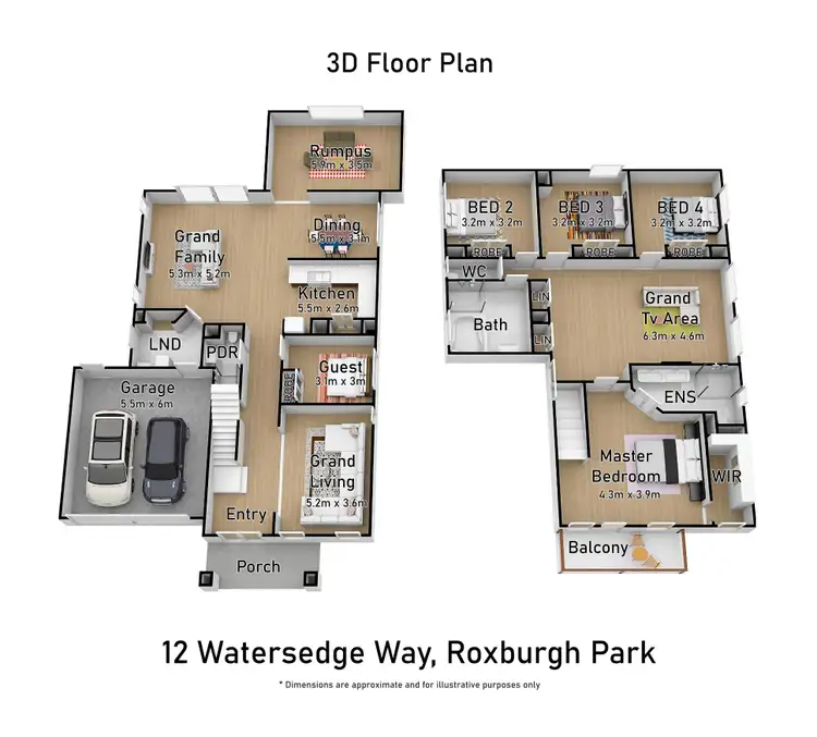 Floorplan of Homely house listing, 12 Watersedge Way, Roxburgh Park VIC 3064