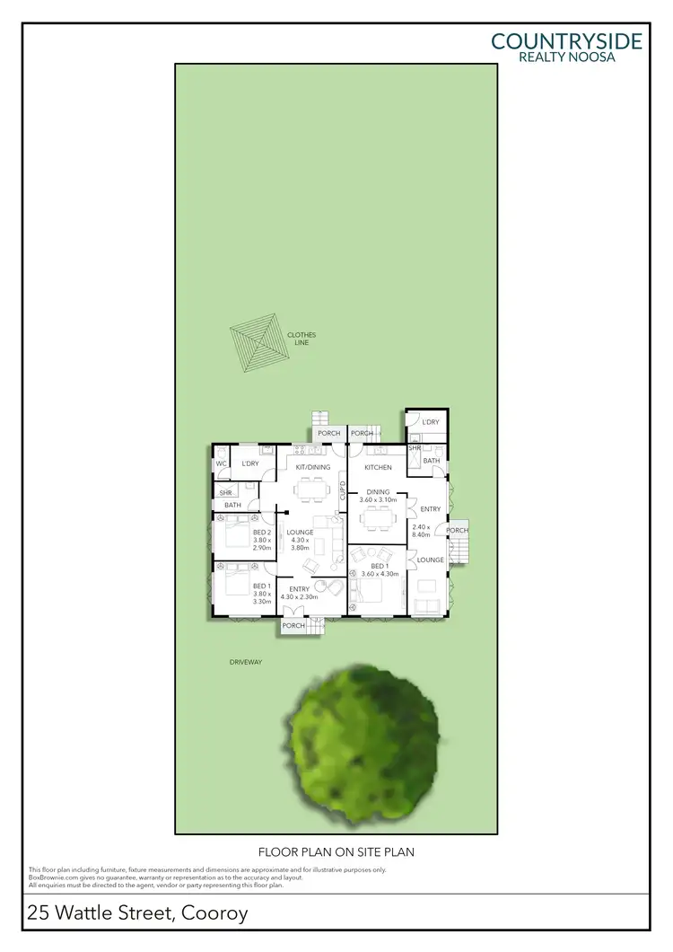 Floorplan of Homely house listing, 25 Wattle Street, Cooroy QLD 4563