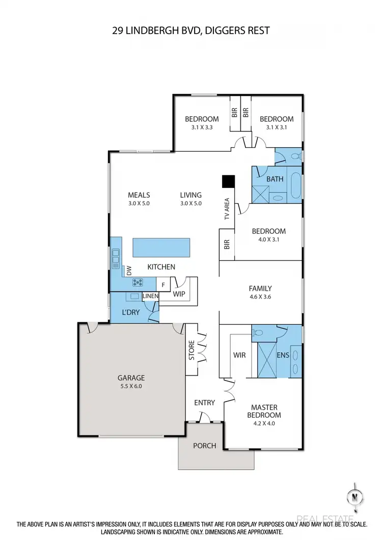 Floorplan of Homely house listing, 29 Lindbergh Boulevard, Diggers Rest VIC 3427