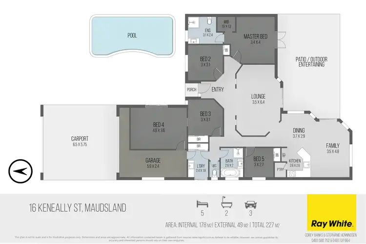 Floorplan of Homely house listing, 16 Keneally Street, Maudsland QLD 4210