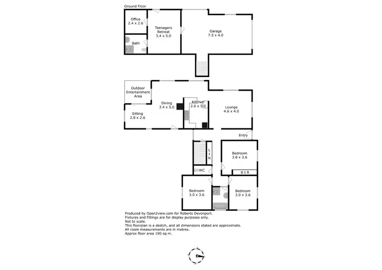 Floorplan of Homely house listing, 1 Laurel Place, Ulverstone TAS 7315