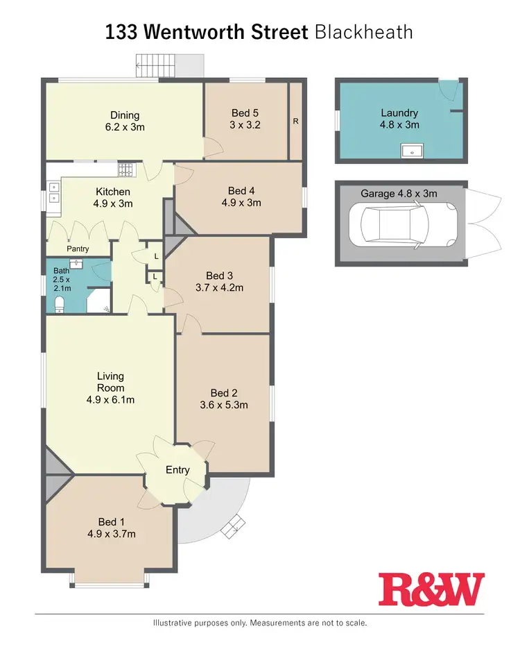 Floorplan of Homely house listing, 133 Wentworth Street, Blackheath NSW 2785