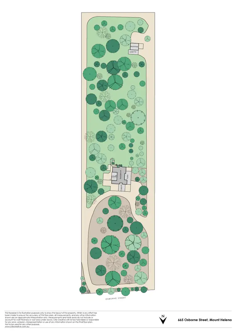 Floorplan of Homely house listing, 665 Osborne Street, Mount Helena WA 6082
