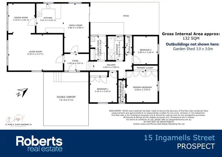 Floorplan of Homely house listing, 15 Ingamells Street, Prospect TAS 7250