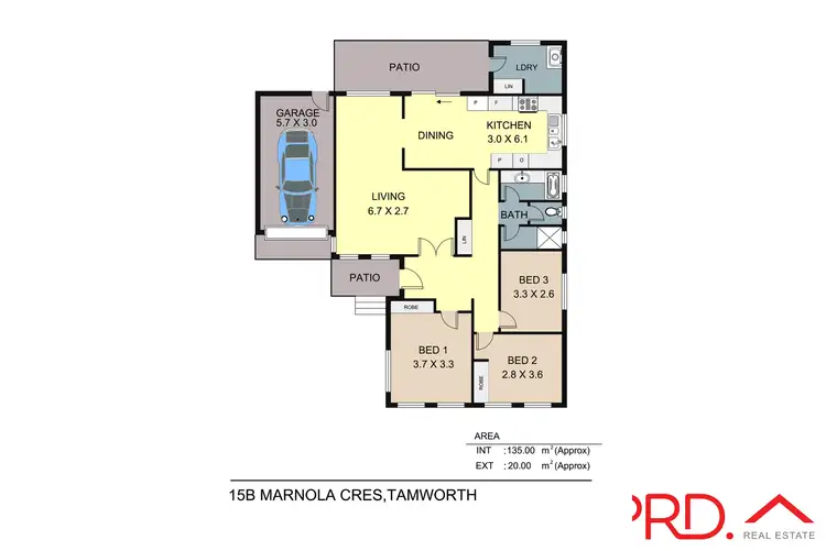 Floorplan of Homely house listing, 15B Marnola Crescent, East Tamworth NSW 2340
