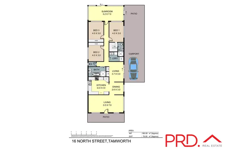 Floorplan of Homely house listing, 16 North Street, Tamworth NSW 2340