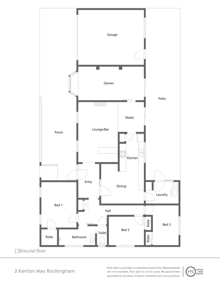 Floorplan of Homely house listing, 2 Kenton Way, Rockingham WA 6168