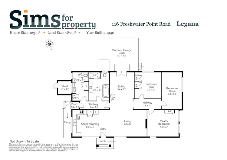 Floorplan of Homely house listing, 116 Freshwater Point Road, Legana TAS 7277