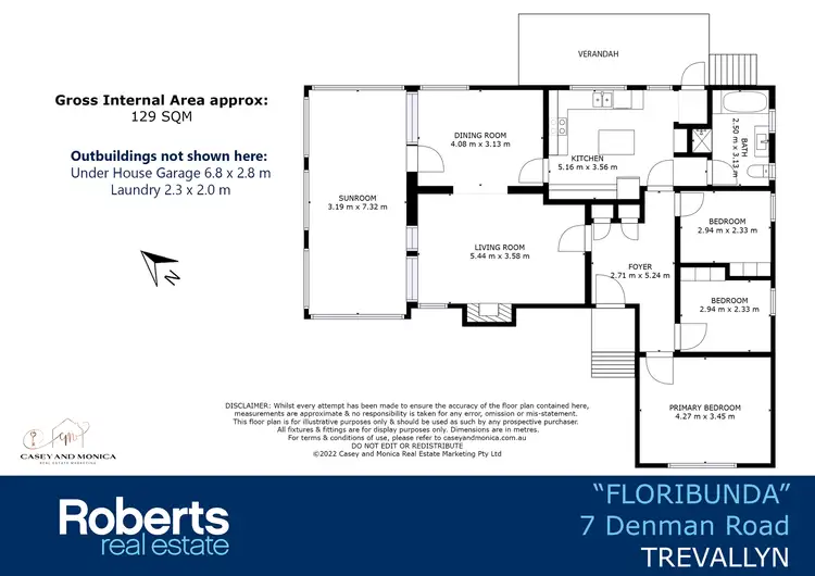 Floorplan of Homely house listing, 7 Denman Road, Trevallyn TAS 7250