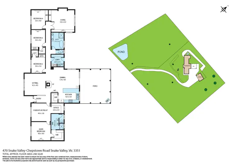 Floorplan of Homely house listing, Lot 1/470 Snake Valley-Chepstowe Road, Snake Valley VIC 3351