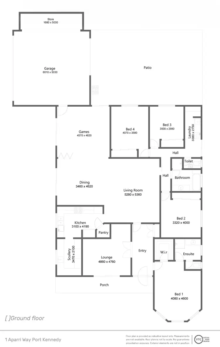 Floorplan of Homely house listing, 1 Aparri Way, Port Kennedy WA 6172
