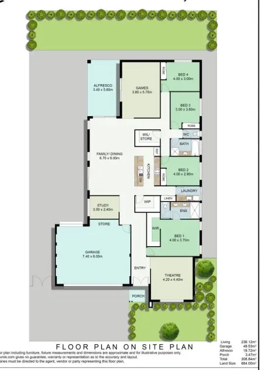 Floorplan of Homely house listing, 11 Citrine Street, Australind WA 6233