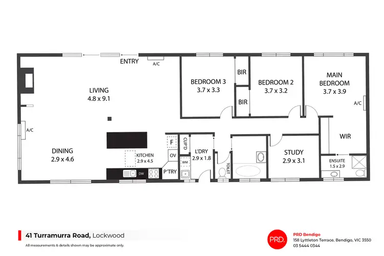 Floorplan of Homely house listing, 41 Turramurra Road, Lockwood VIC 3551