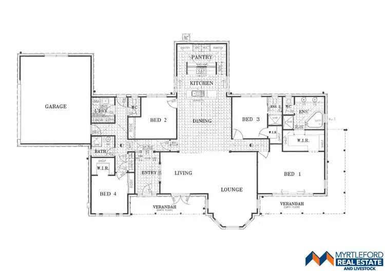 Floorplan of Homely rural property listing, 180 Buffalo Creek, Myrtleford VIC 3737