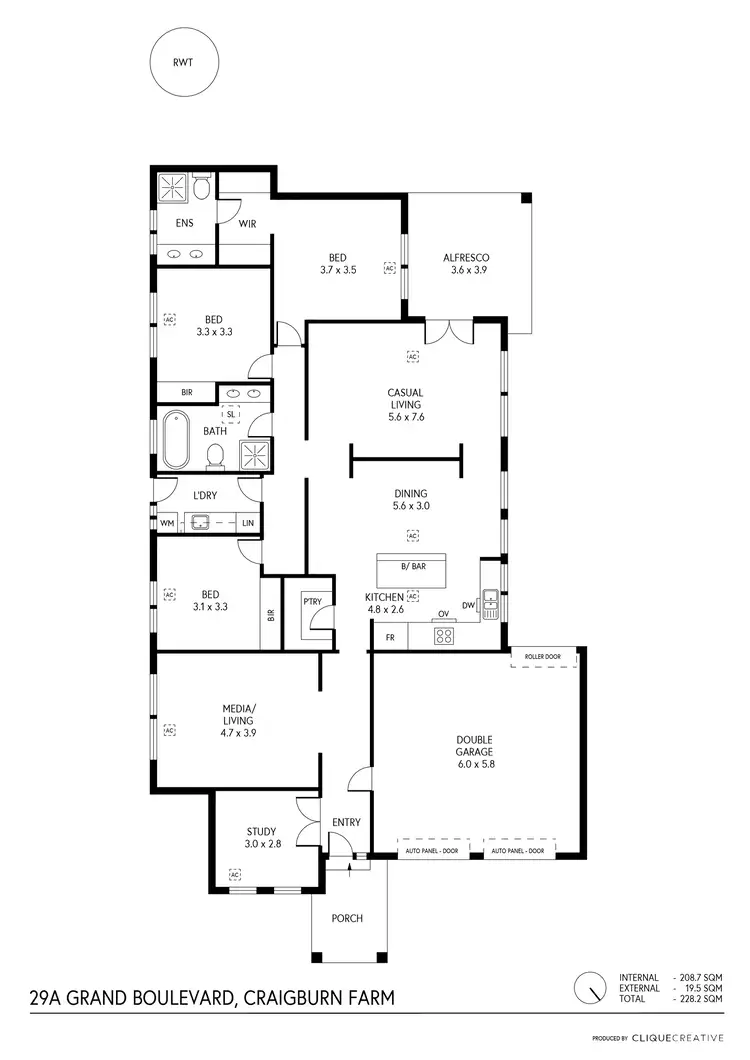 Floorplan of Homely house listing, 29A Grand Boulevard, Craigburn Farm SA 5051