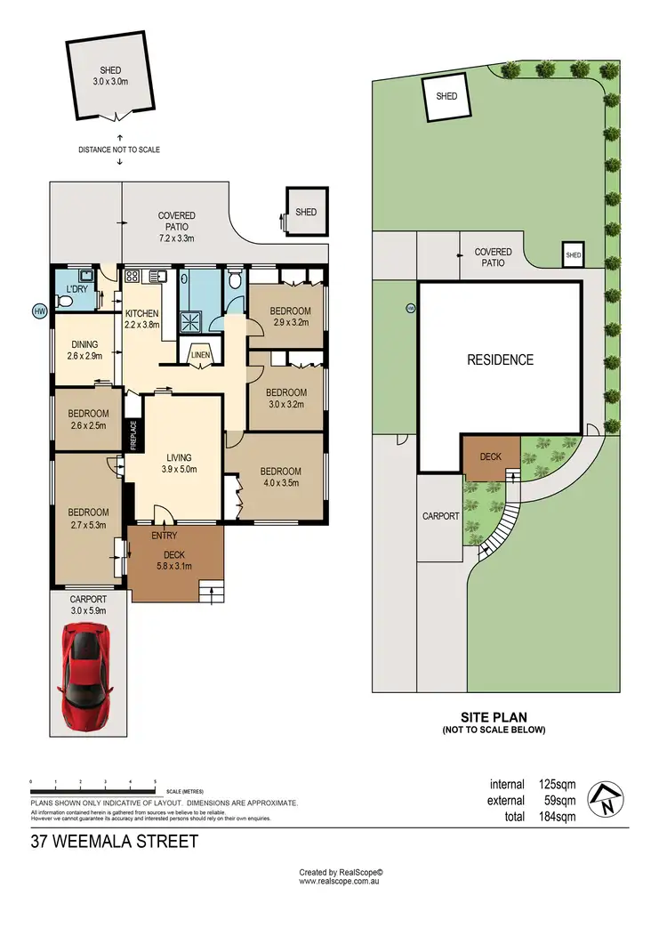 Floorplan of Homely house listing, 37 Weemala Street, The Gap QLD 4061