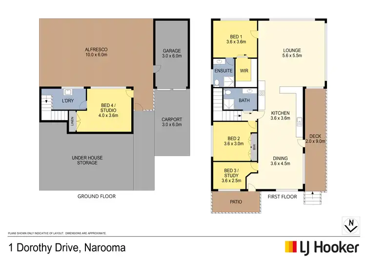 Floorplan of Homely house listing, 1 Dorothy Drive, Narooma NSW 2546