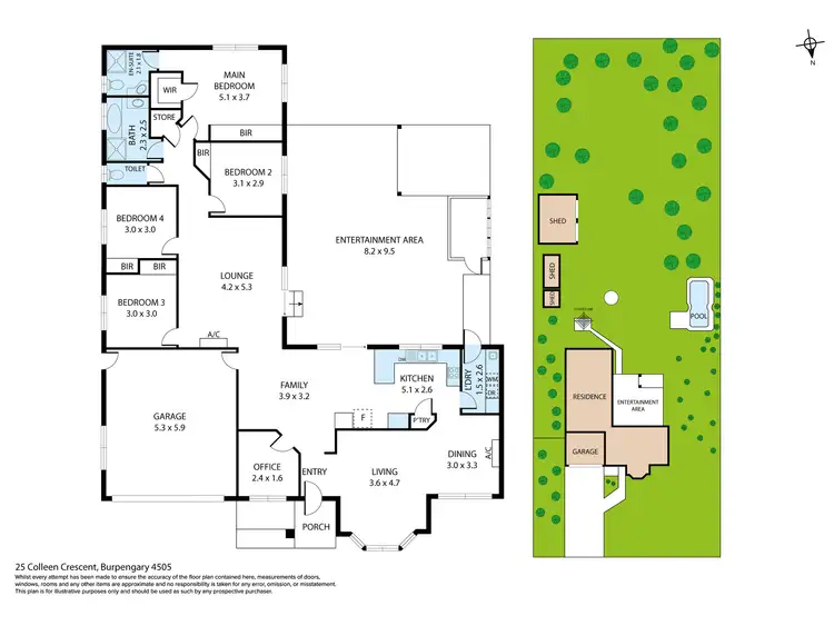 Floorplan of Homely rural property listing, 25-27 Colleen Crescent, Burpengary QLD 4505