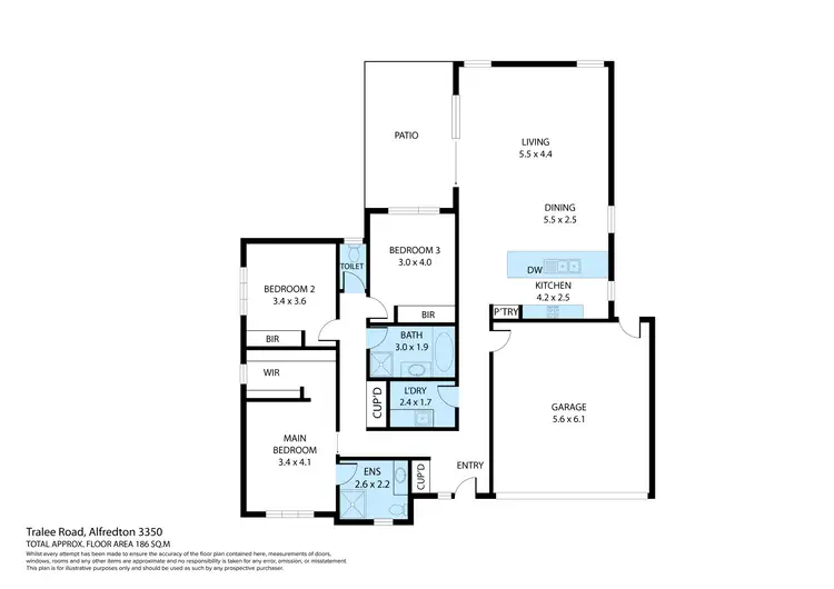 Floorplan of Homely house listing, 1 Tralee Road, Alfredton VIC 3350