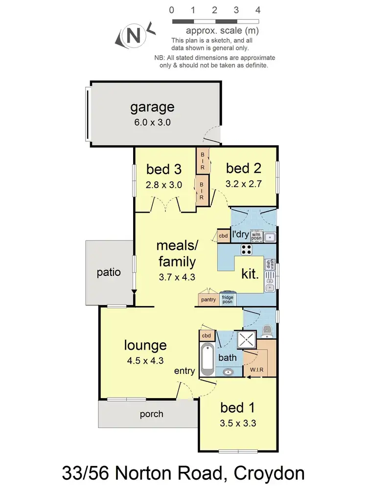 Floorplan of Homely unit listing, 33/56 Norton Road, Croydon VIC 3136