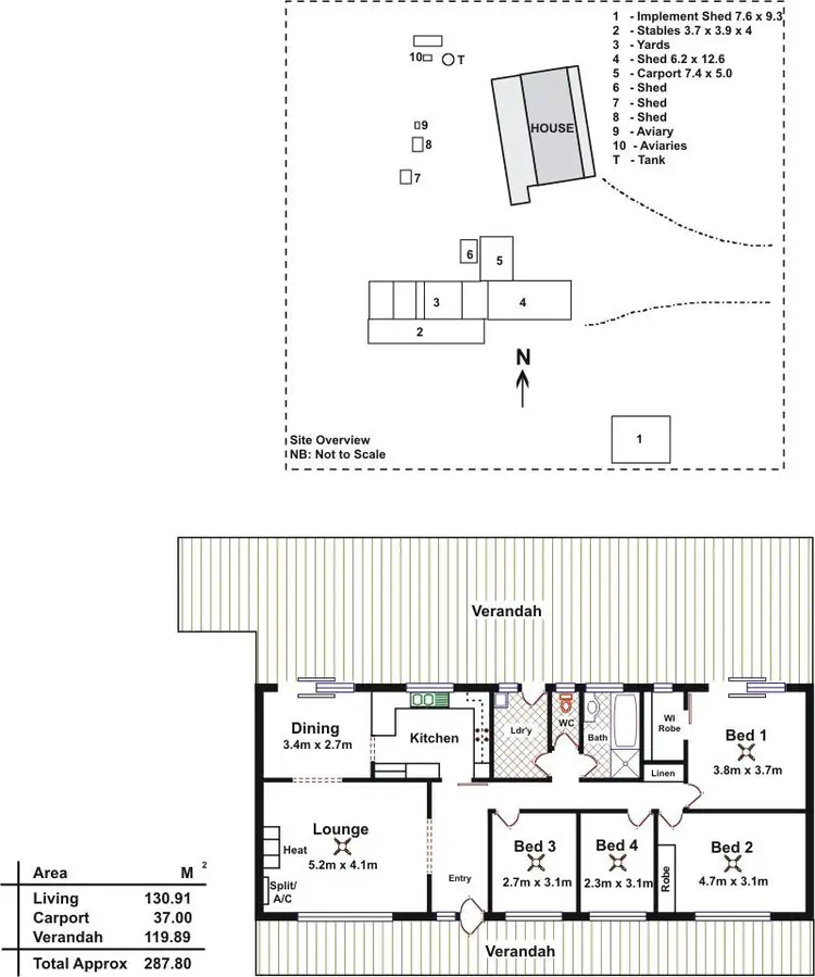 Floorplan of Homely house listing, 44 Goldfields Road, Cockatoo Valley SA 5351