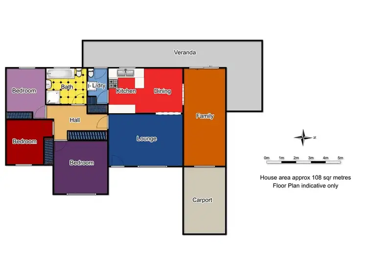Floorplan of Homely house listing, 5 Northstoke Way, Orange NSW 2800