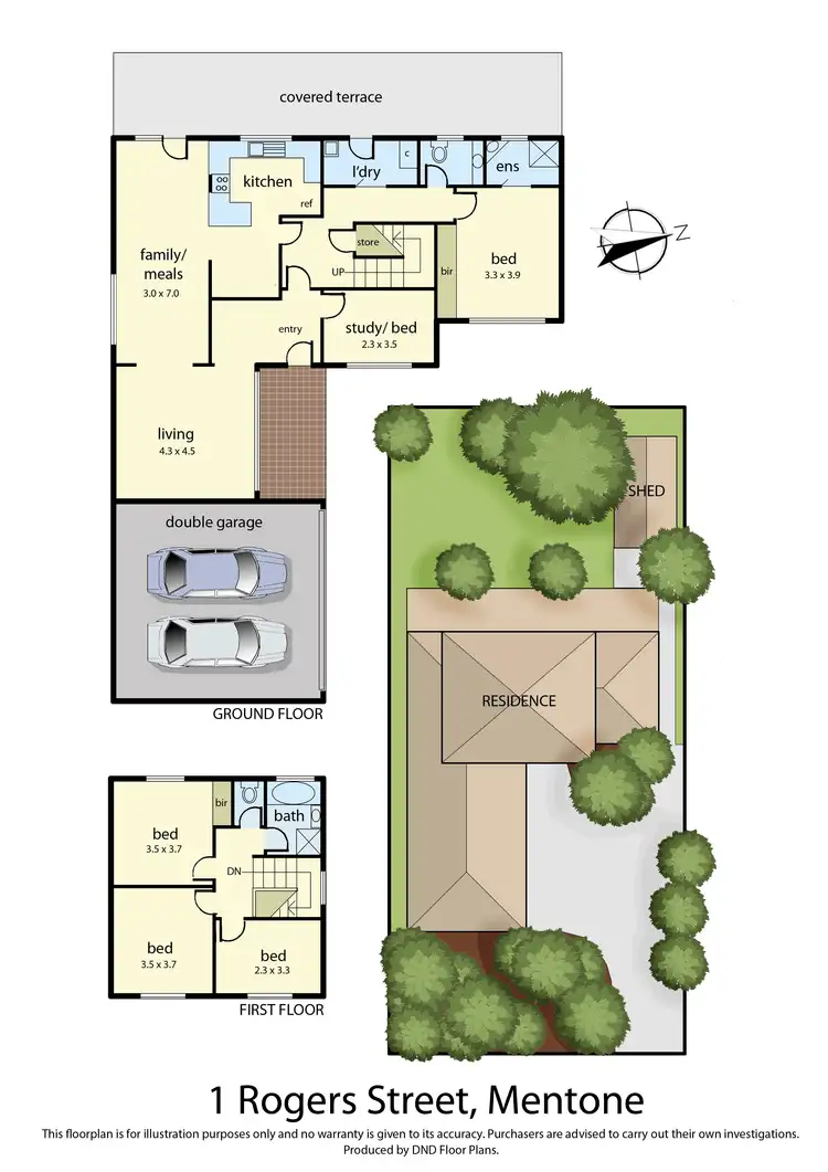 Floorplan of Homely house listing, 1 Rogers Street, Mentone VIC 3194
