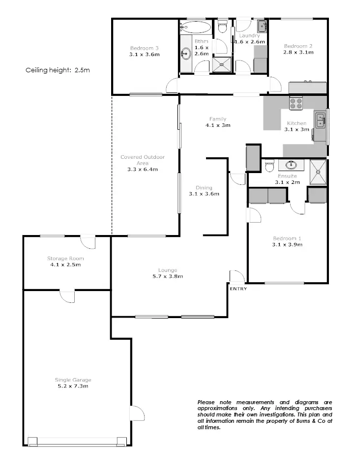 Floorplan of Homely house listing, 16 Acacia Drive, Mildura VIC 3500