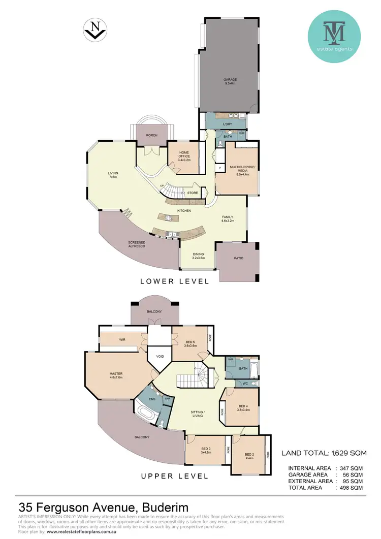 Floorplan of Homely house listing, 35 Ferguson Avenue, Buderim QLD 4556