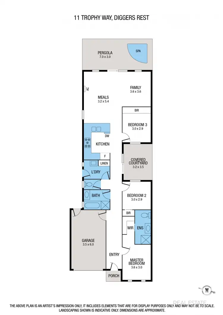 Floorplan of Homely house listing, 11 Trophy Way, Diggers Rest VIC 3427