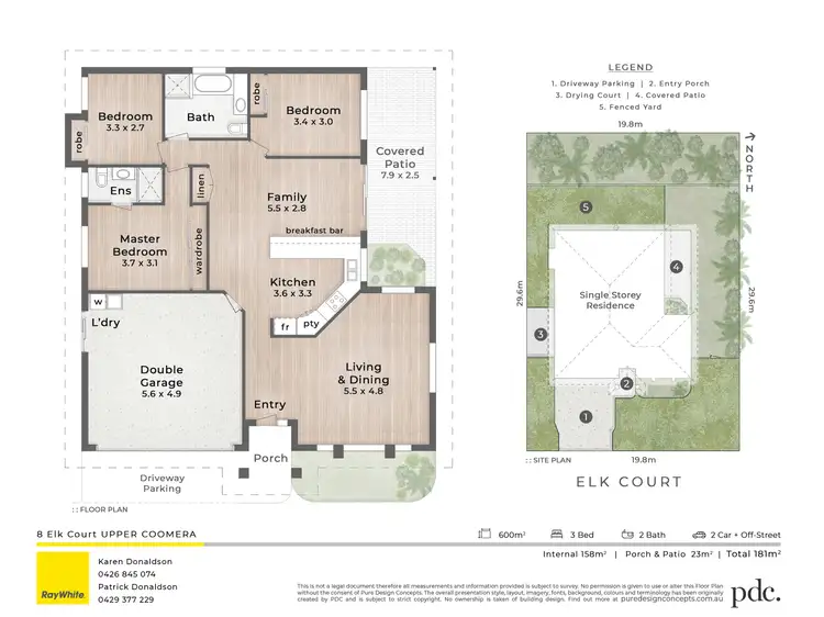 Floorplan of Homely house listing, 8 Elk Court, Upper Coomera QLD 4209