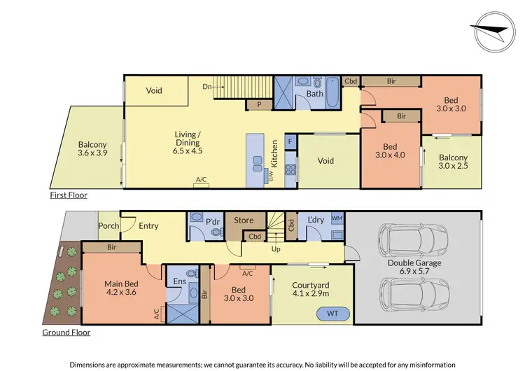 Floorplan of Homely townhouse listing, 51 Emmeline Row, Rowville VIC 3178