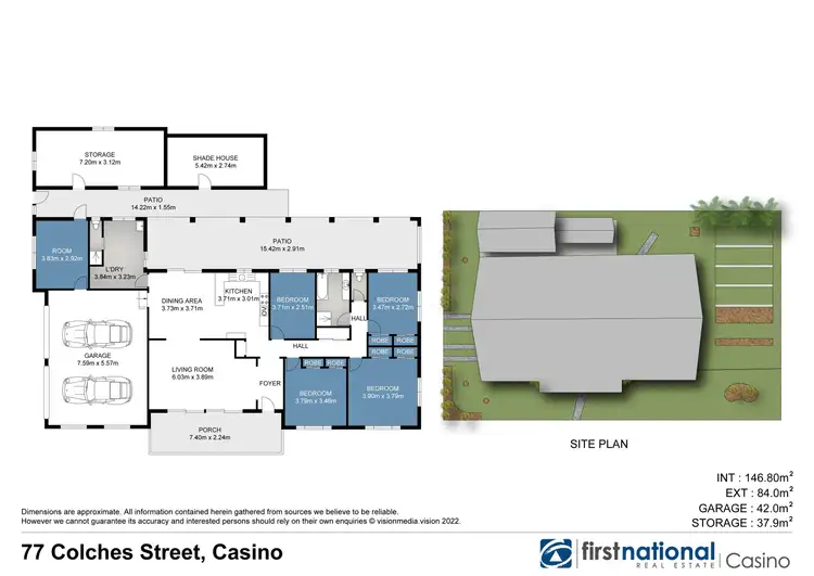 Floorplan of Homely house listing, 77 Colches Street, Casino NSW 2470