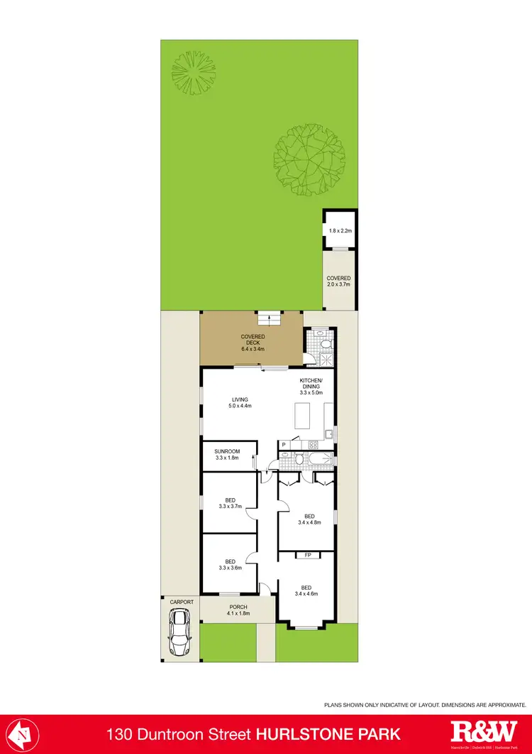 Floorplan of Homely house listing, 130 Duntroon Street, Hurlstone Park NSW 2193